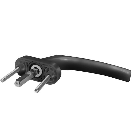 Stiftlänge 45mm 8 x Alu Fenstergriff in Schwarz RAL 9005